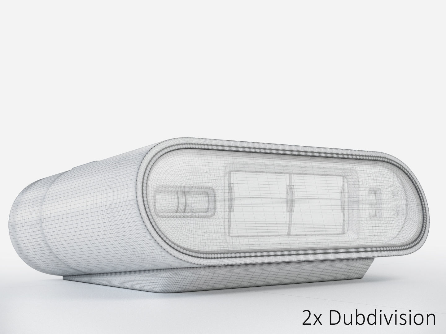 Seiko Flip Alarm Clock 3D model_2