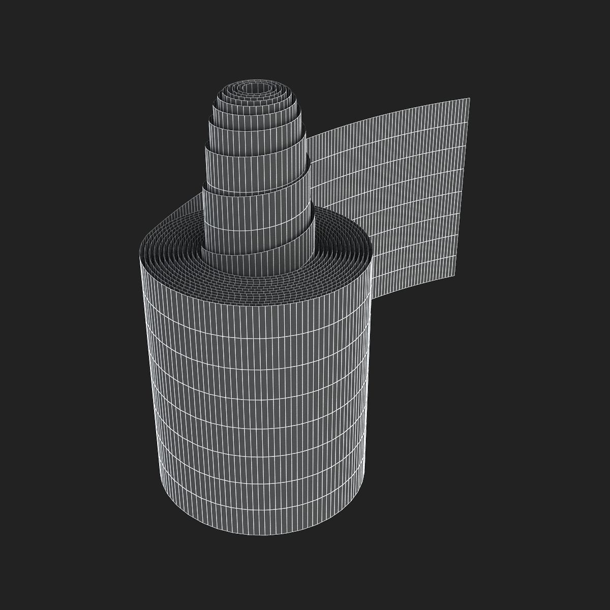 Motion Picture Film Roll 3D model_6