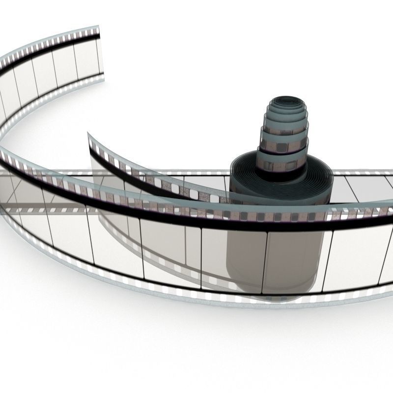 Motion Picture Film Roll 3D model_31