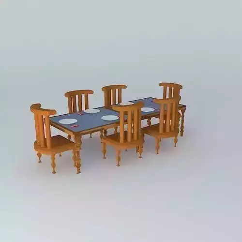 posh table with chairs