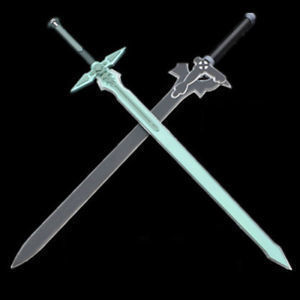 Swords - Dark Repulser and Elucidator - Sword Art Online Low-poly 3D model_9