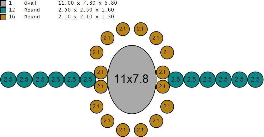 Oval  halo ring 3D print model_5