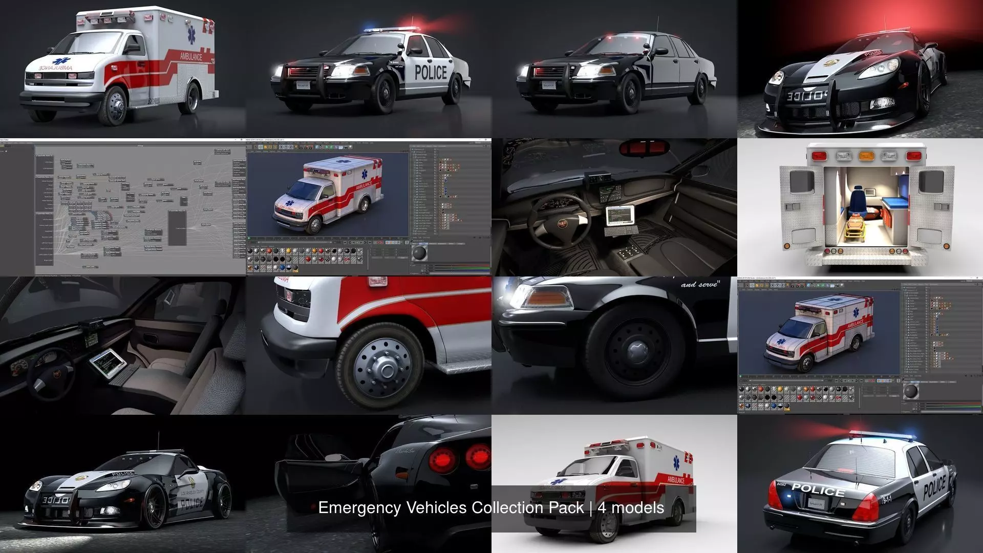 Emergency Vehicles Collection Pack _6
