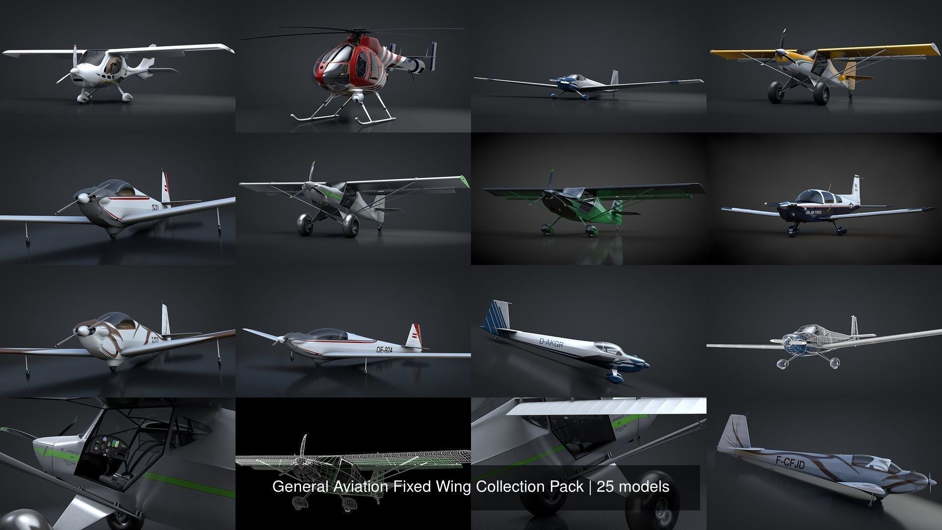 General Aviation Fixed Wing Collection Pack _22