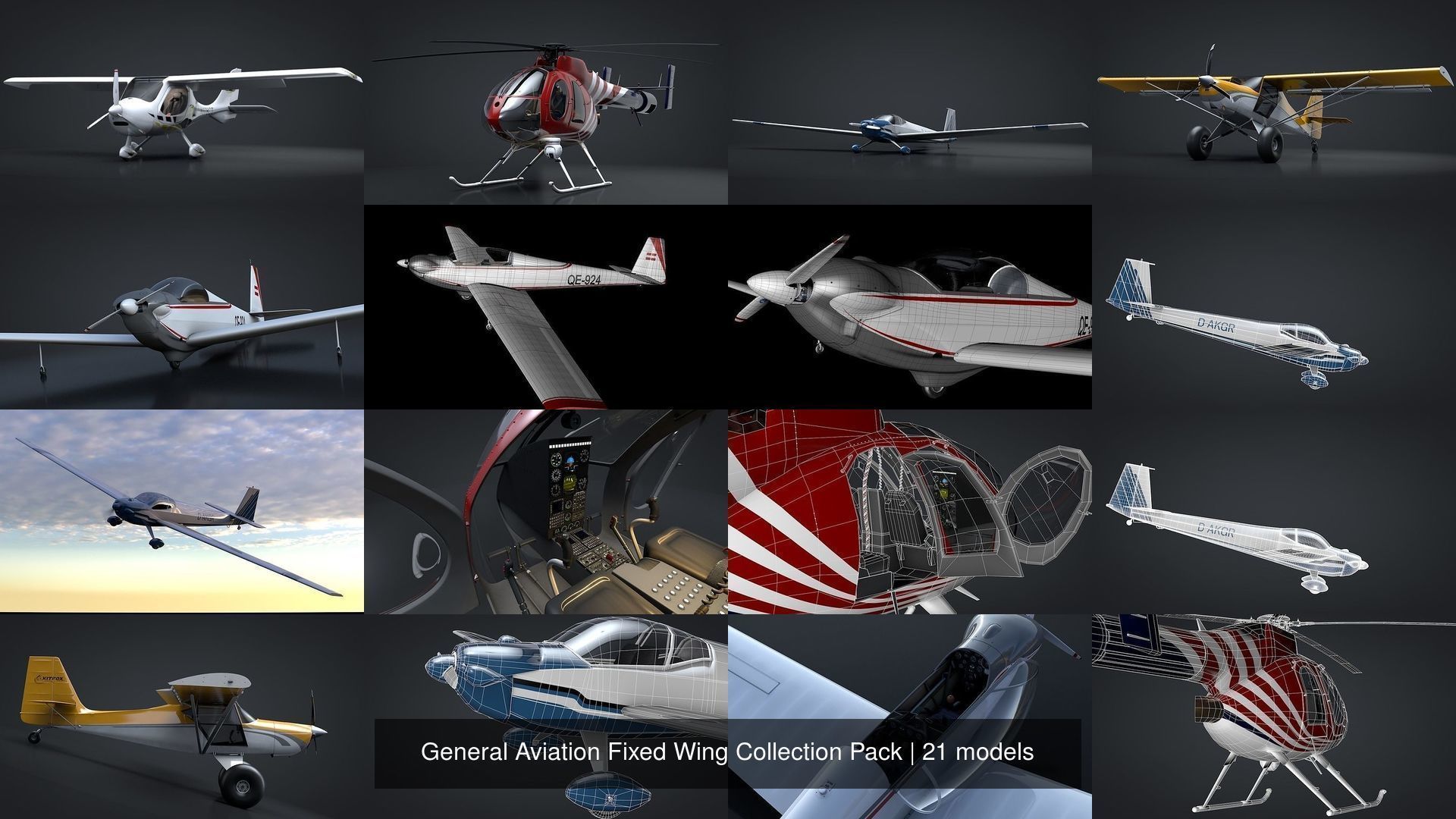 General Aviation Fixed Wing Collection Pack _33