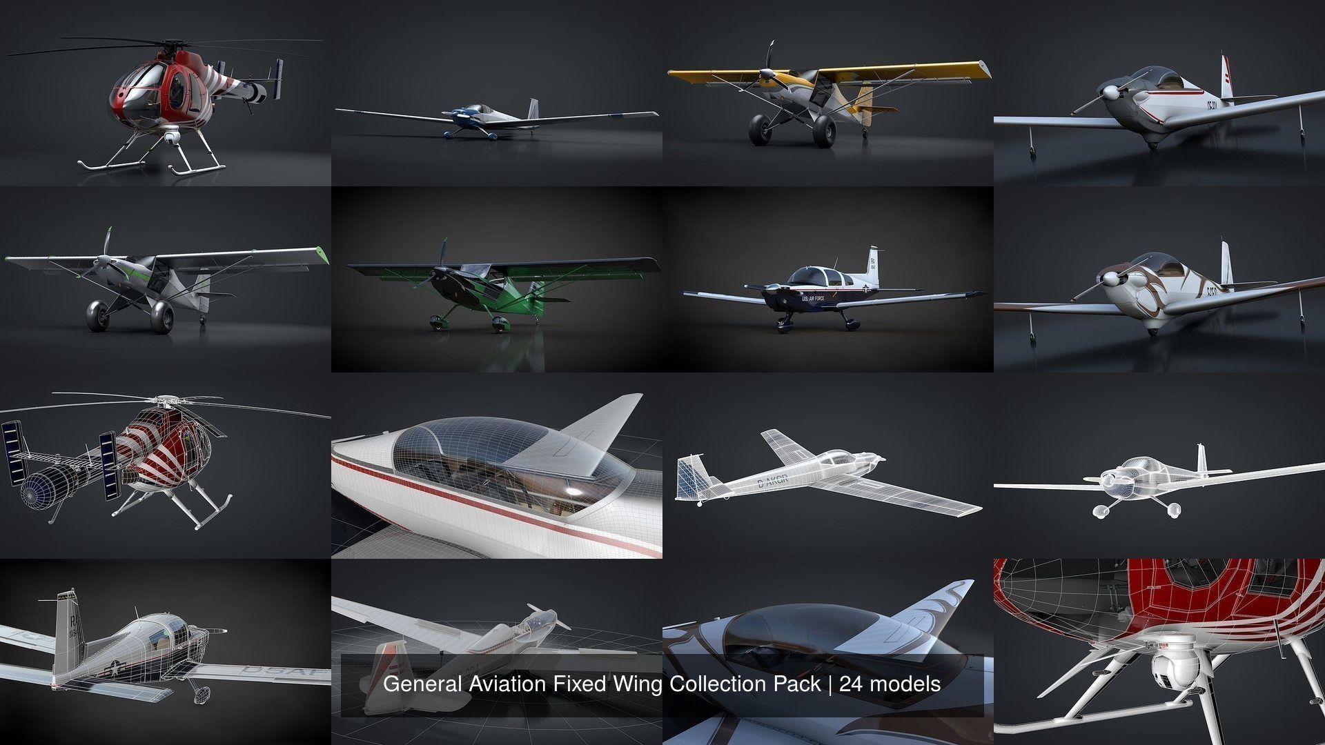 General Aviation Fixed Wing Collection Pack _23