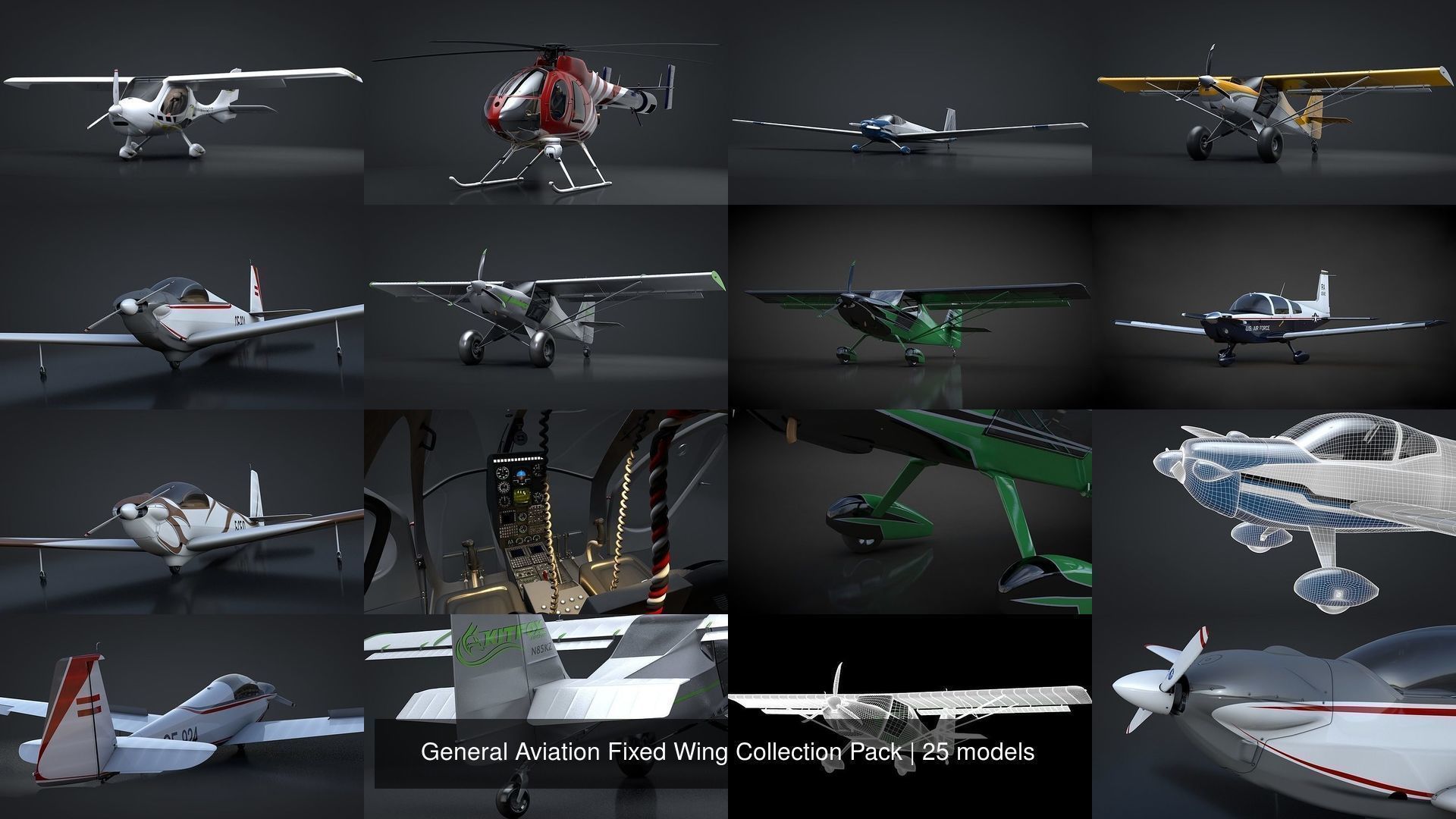 General Aviation Fixed Wing Collection Pack _28