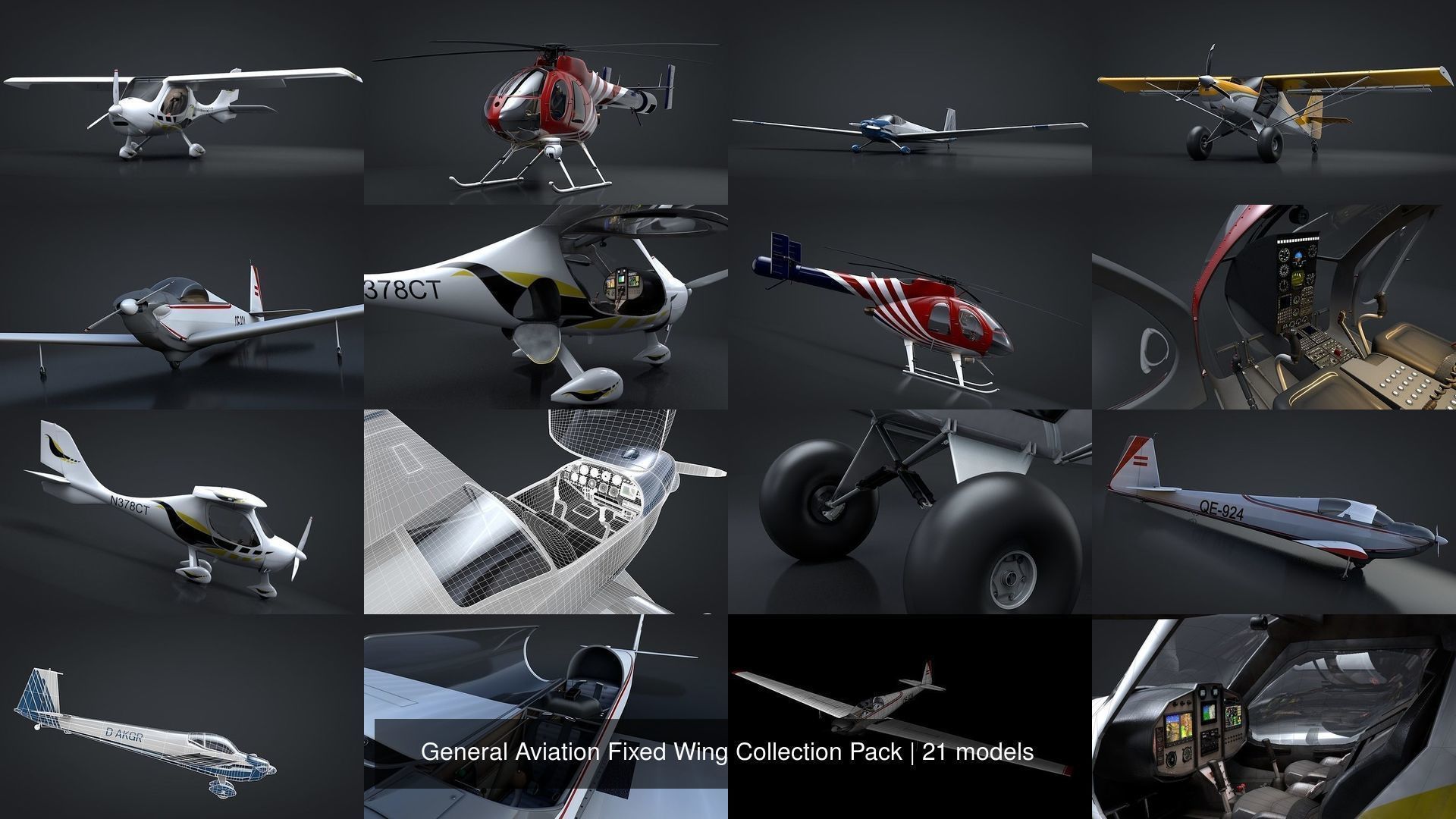 General Aviation Fixed Wing Collection Pack _36