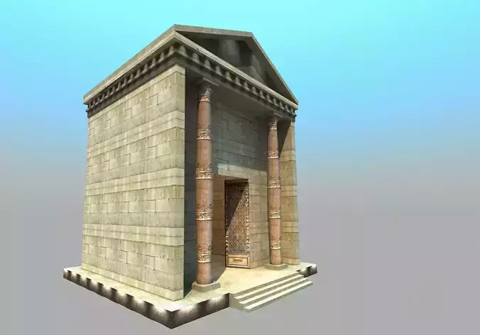 Tample - Low poly egyptian temple
