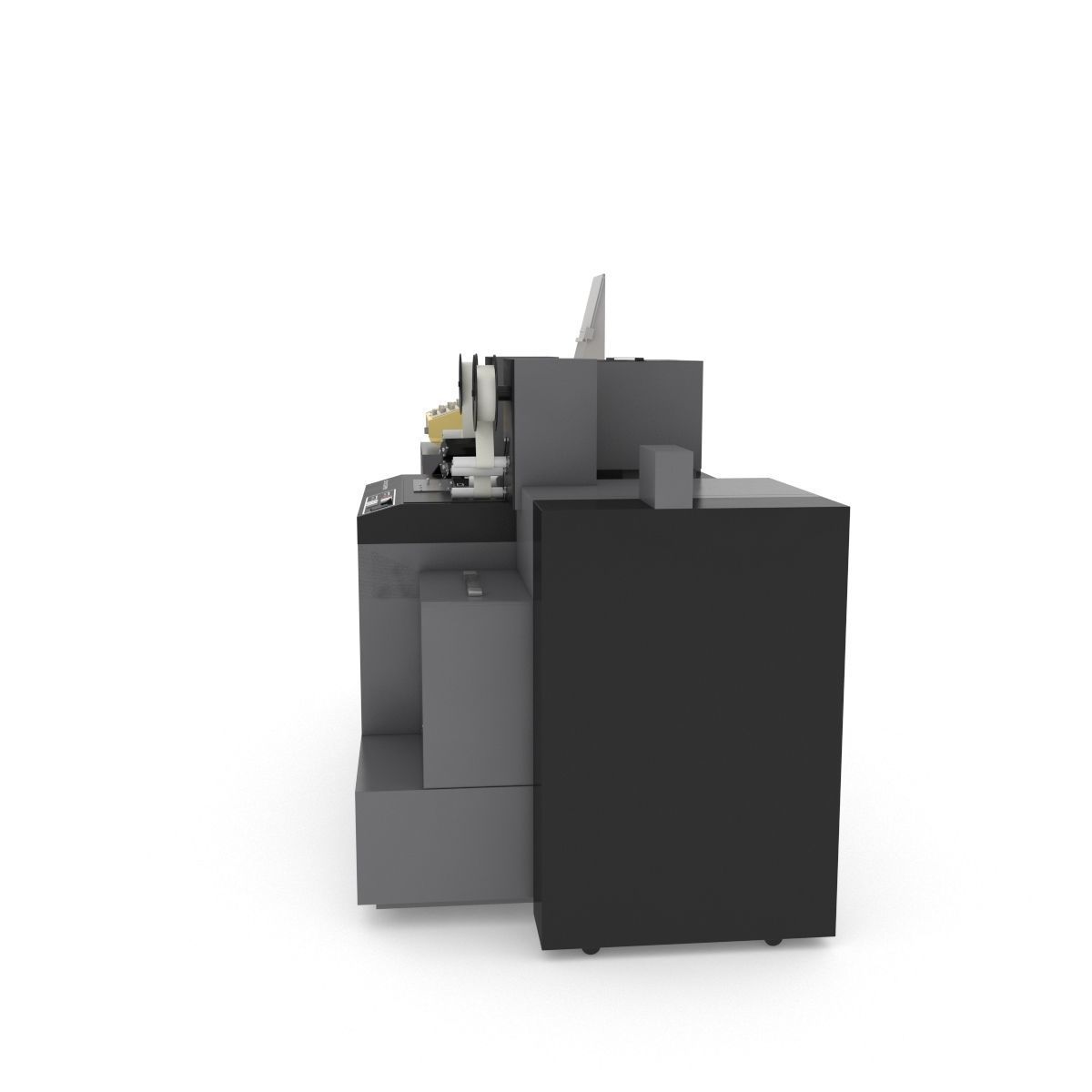 1982 Kodak 2610-C Color Printer-Computer Assembly 3D model_42