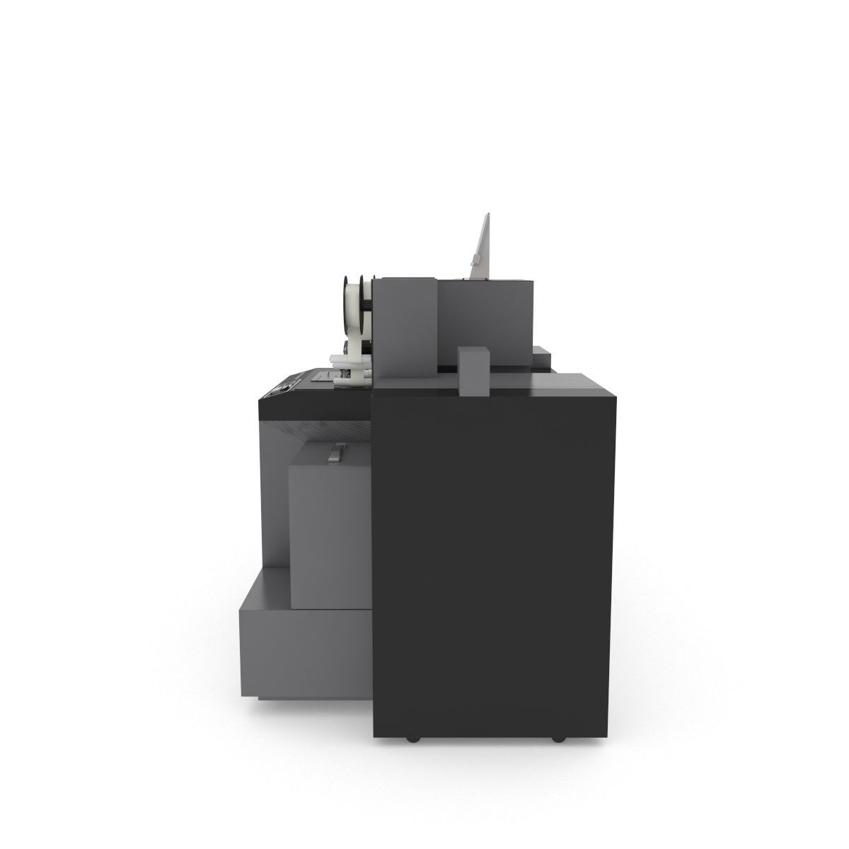 1982 Kodak 2610-C Color Printer-Computer Assembly 3D model_41