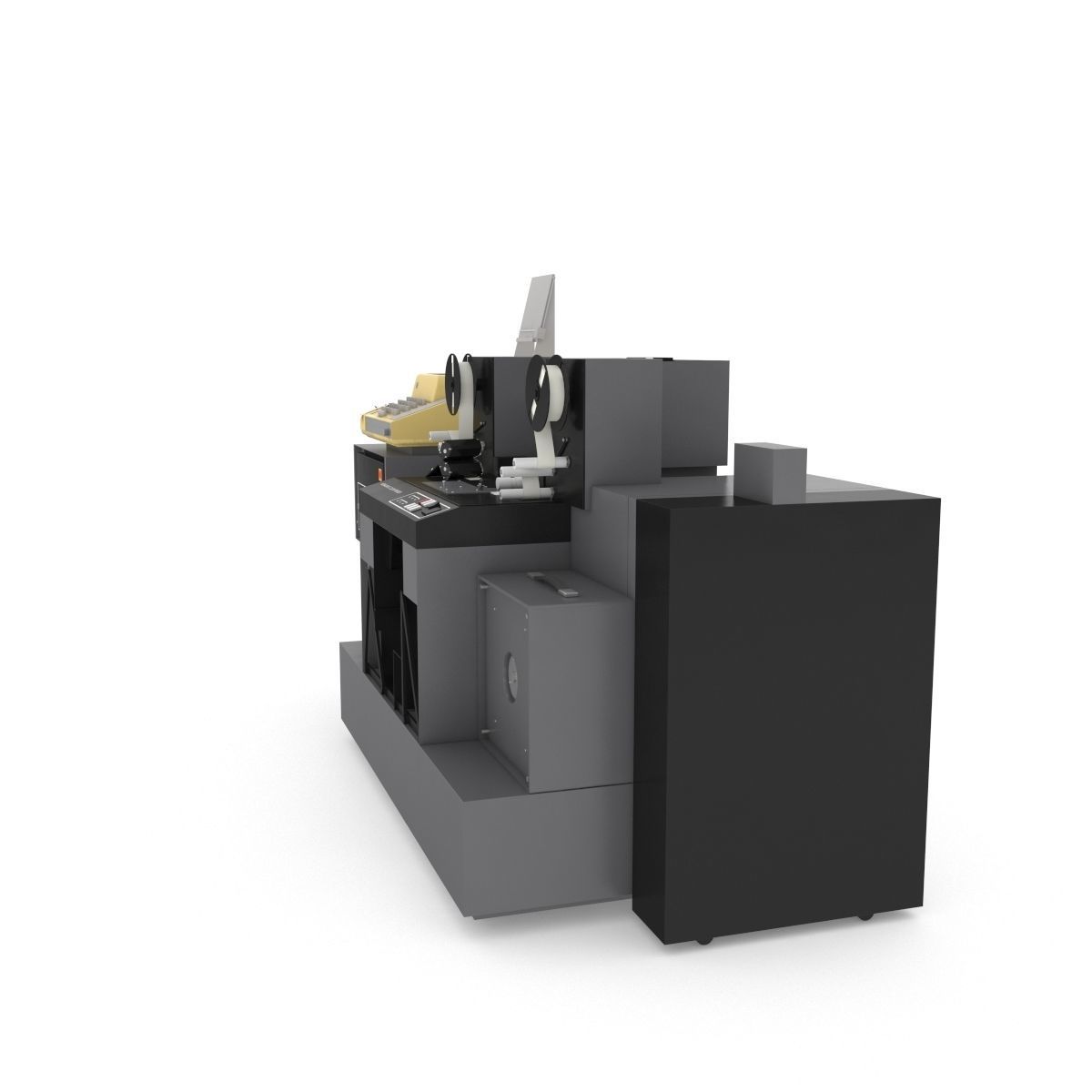 1982 Kodak 2610-C Color Printer-Computer Assembly 3D model_44