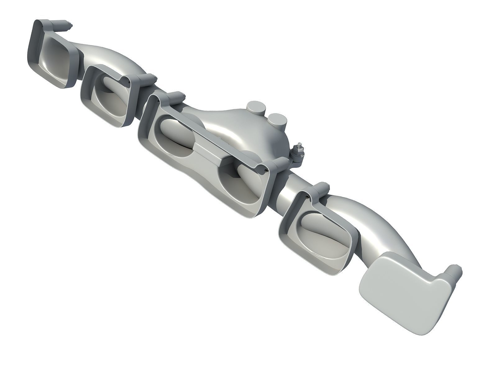 Exhaust Manifold V12 3D model_2