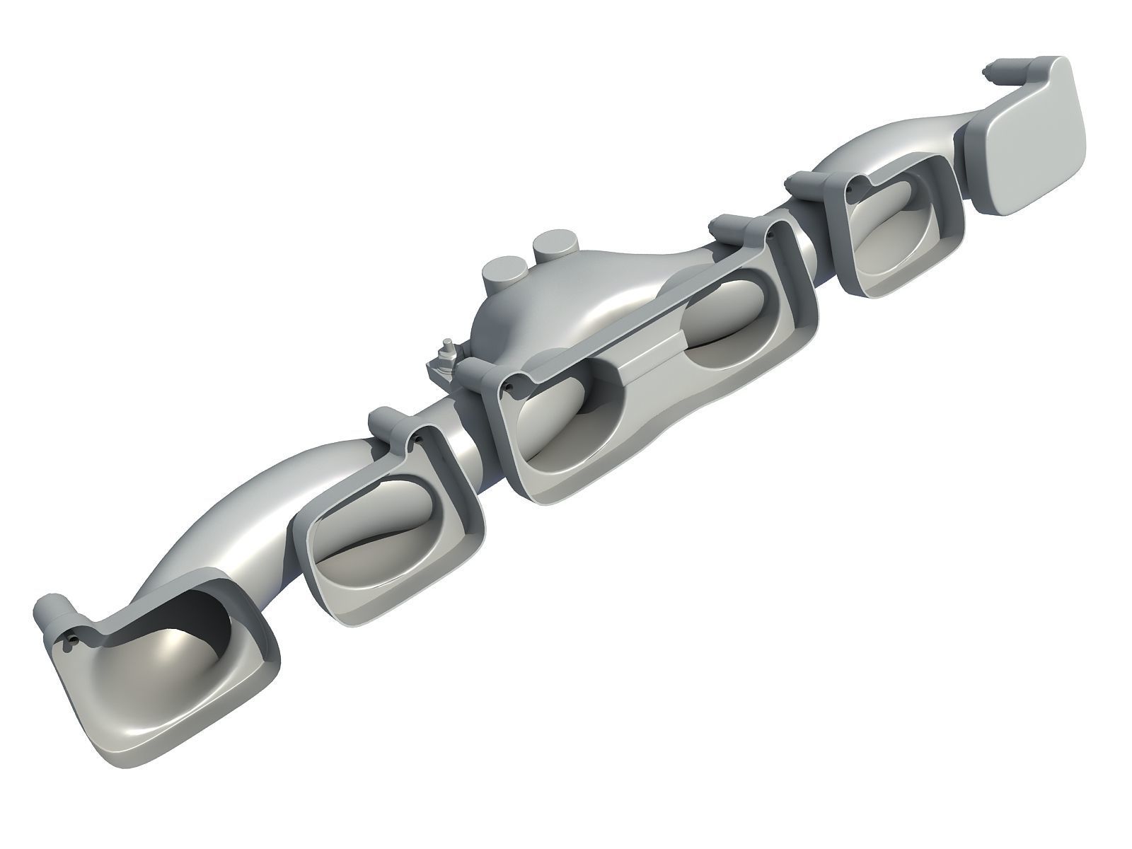 Exhaust Manifold V12 3D model_3