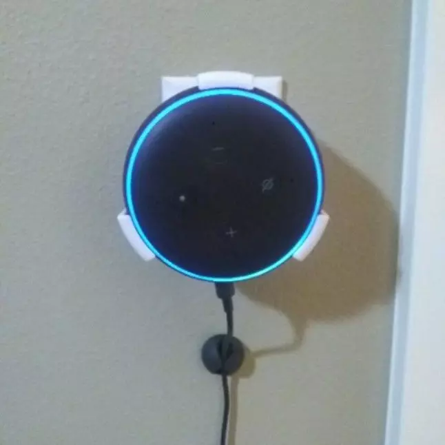 Alexa Echo Dot Wall Holder 3D print model