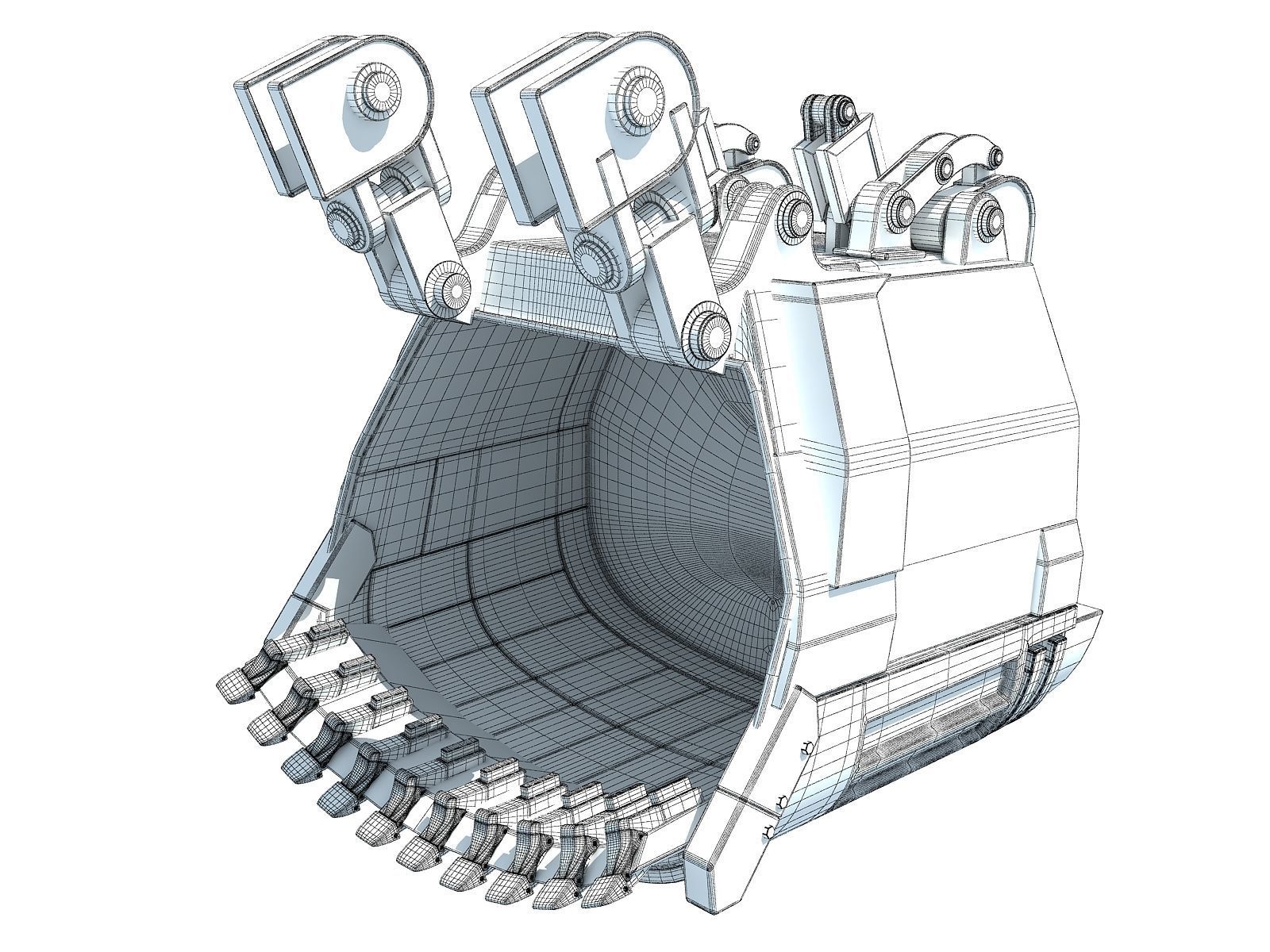 Excavator Bucket 3D model_6