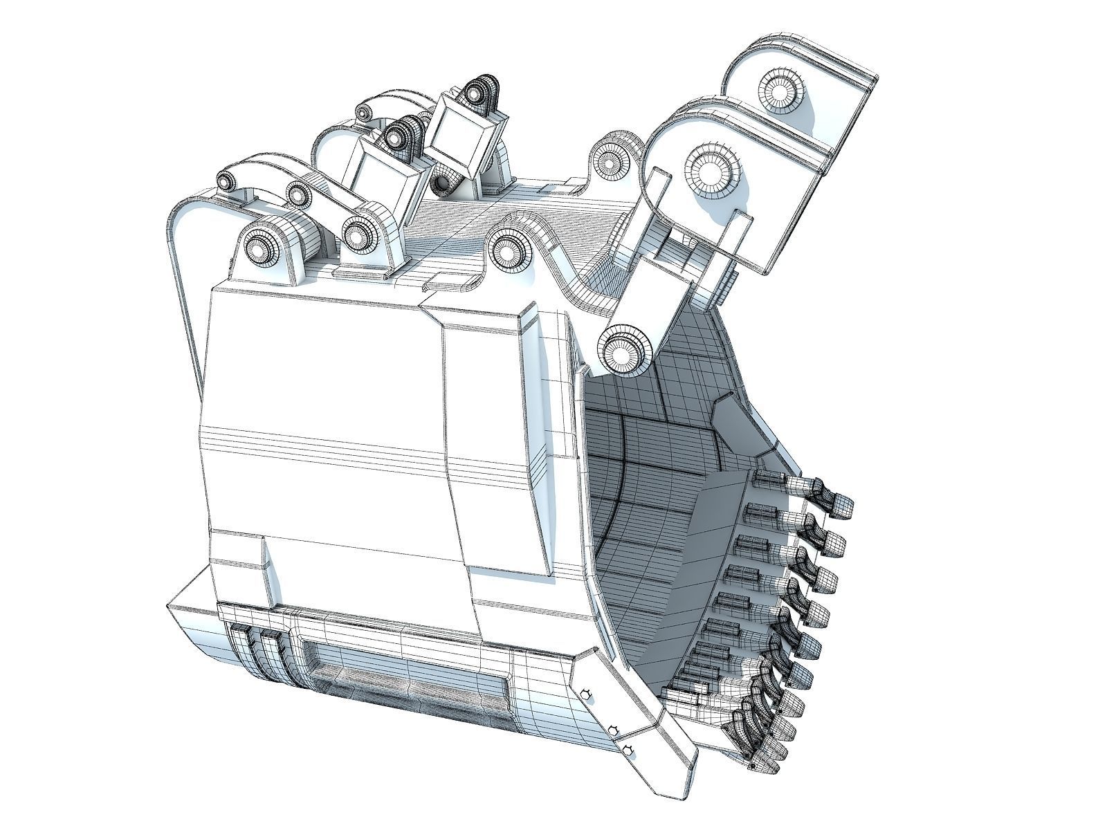 Excavator Bucket 3D model_7