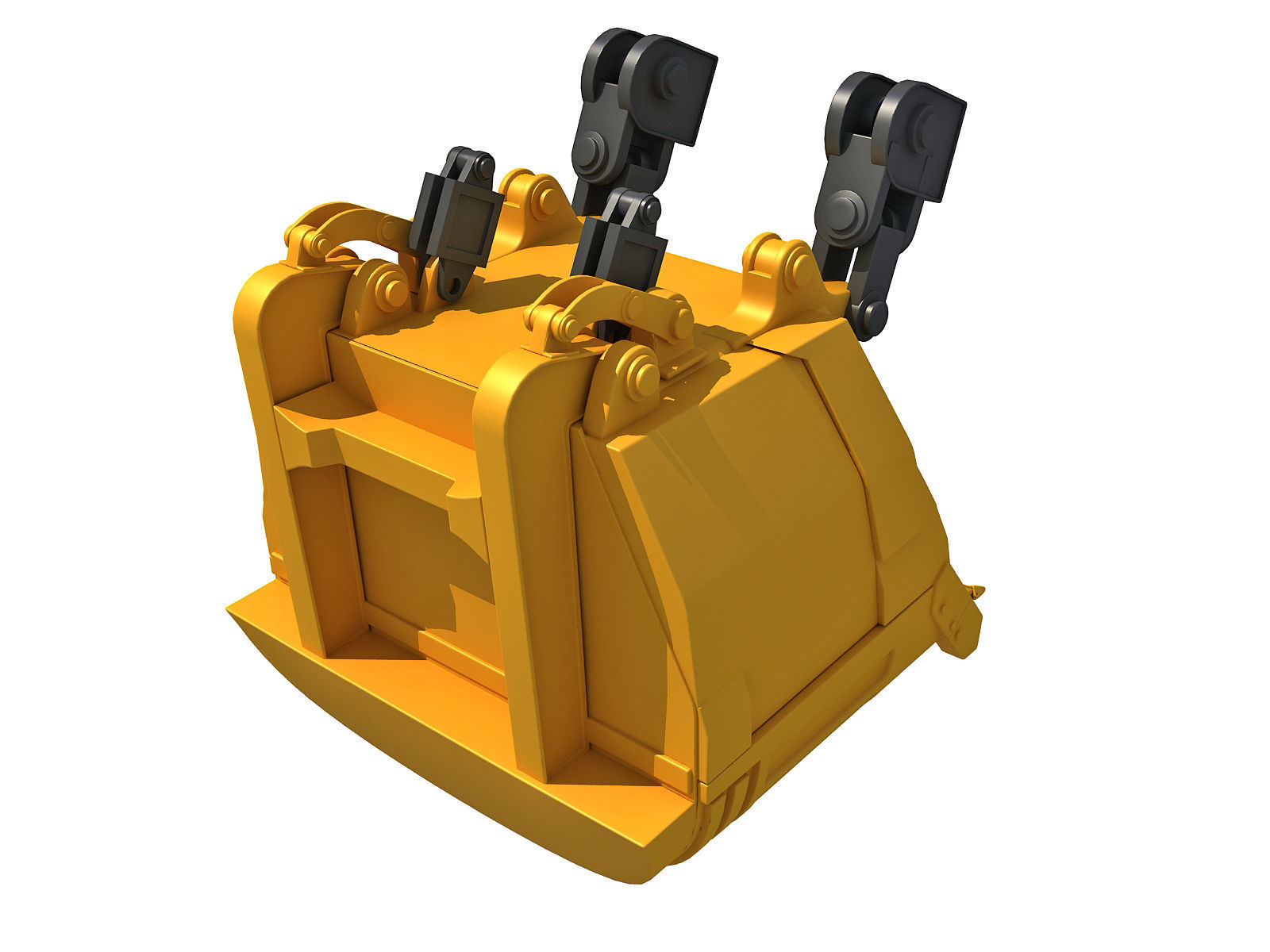 Excavator Bucket 3D model_4