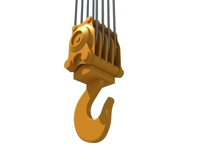 Crane Hook 3D model