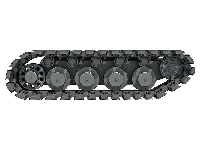 Tank Track 3D model