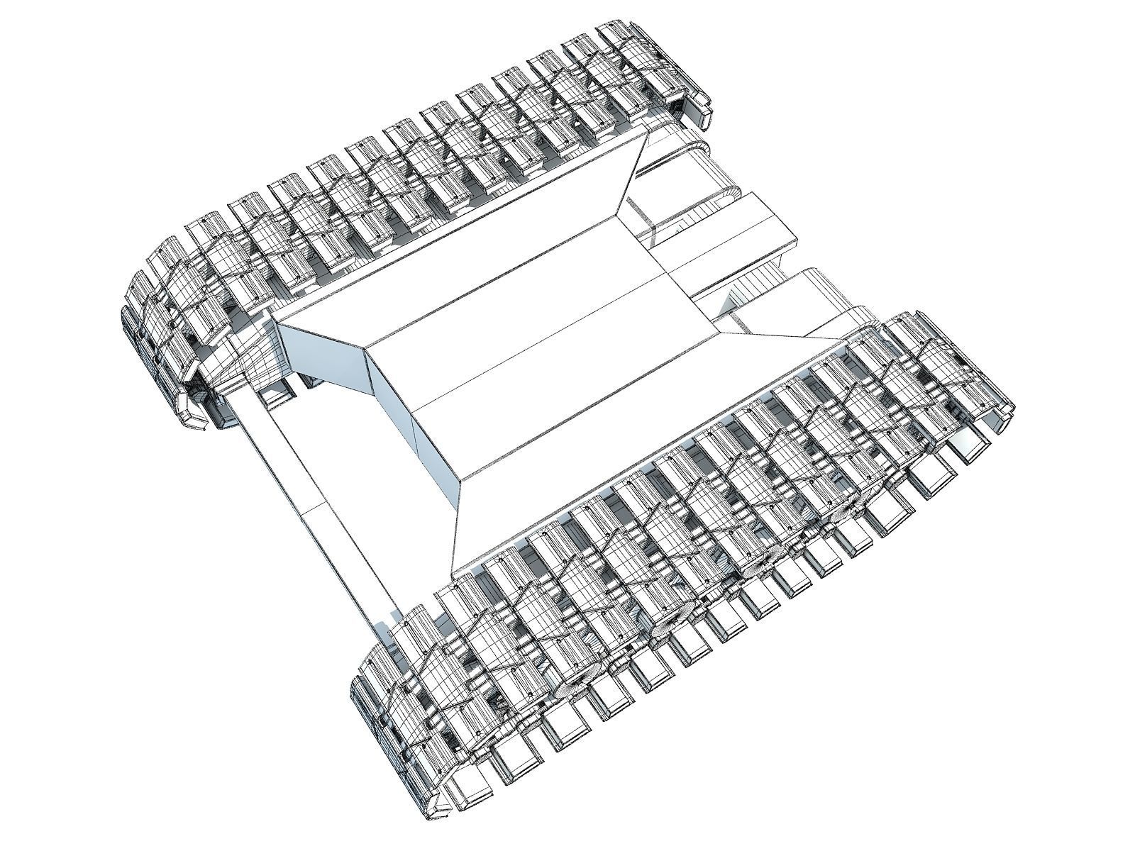Tank Track 3D model_6