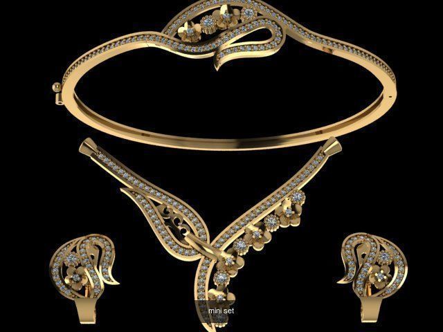 Mini Set beautiful 3D Model Collection_5