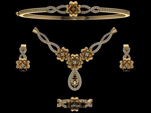 Mini Set beautiful 3D Model Collection_6