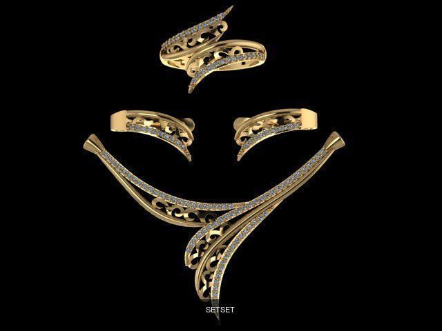 Mini Set beautiful 3D Model Collection_7