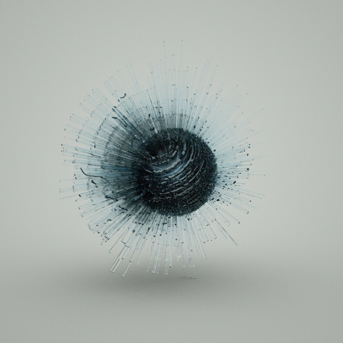 9 Spherical Harmonics Mathematical Sphere Fractals 3D model_5