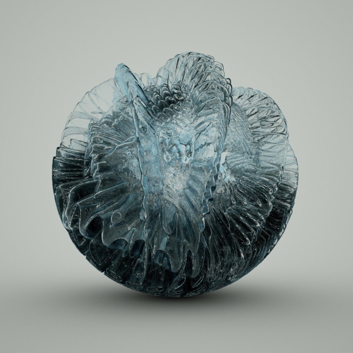 9 Spherical Harmonics Mathematical Sphere Fractals 3D model_13