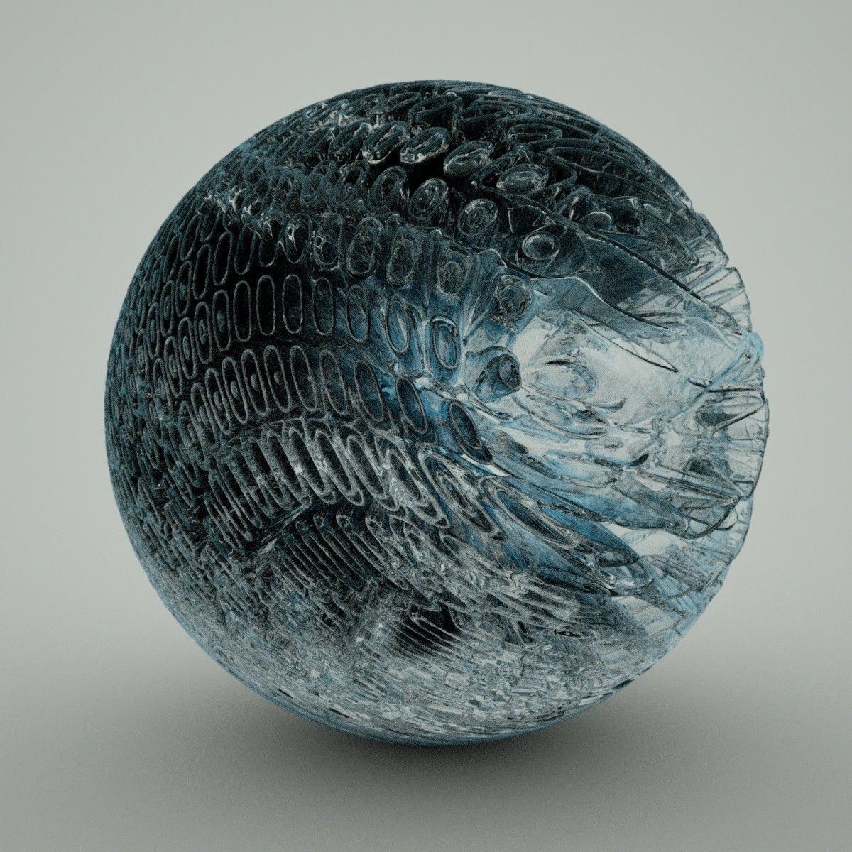 9 Spherical Harmonics Mathematical Sphere Fractals 3D model_15