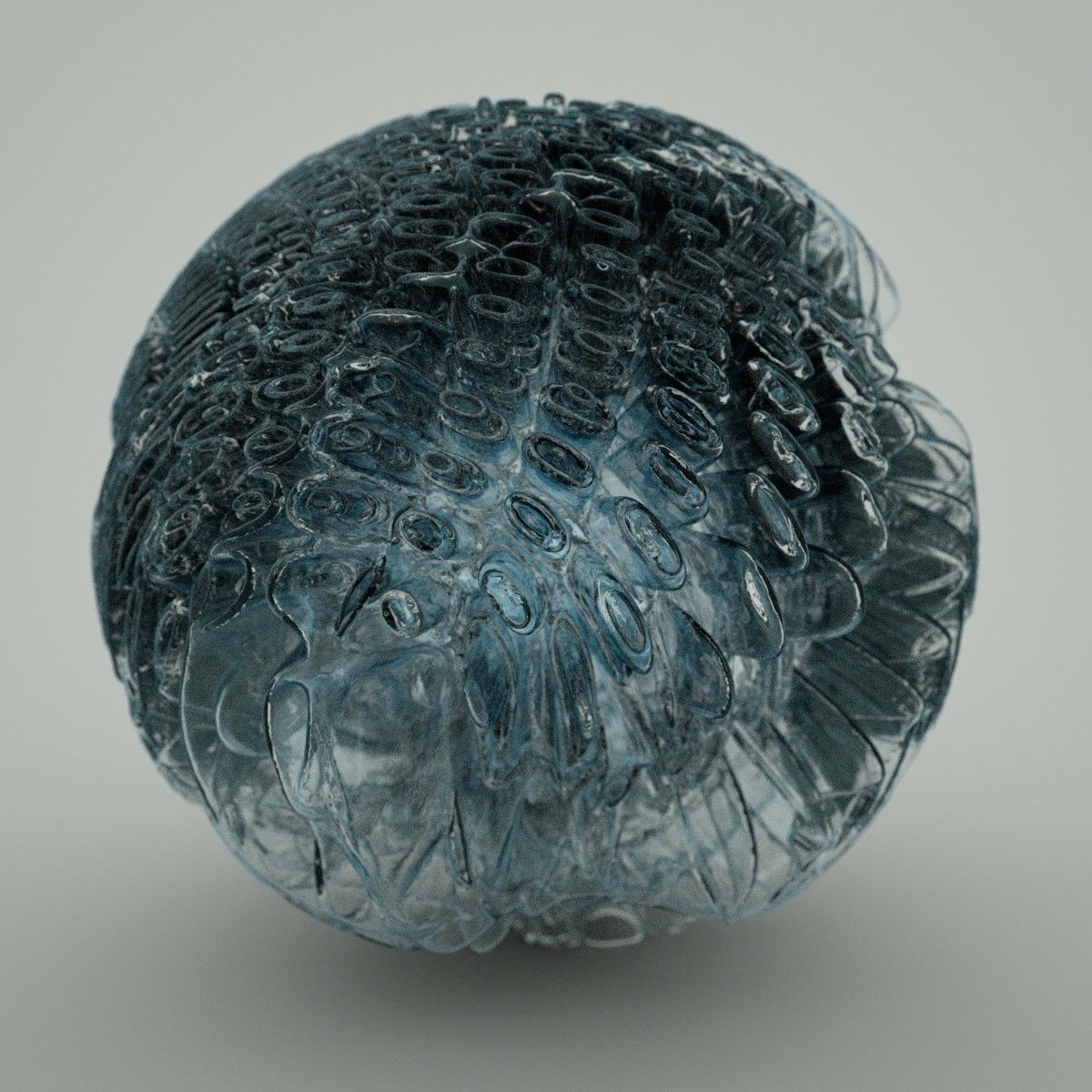 9 Spherical Harmonics Mathematical Sphere Fractals 3D model_17