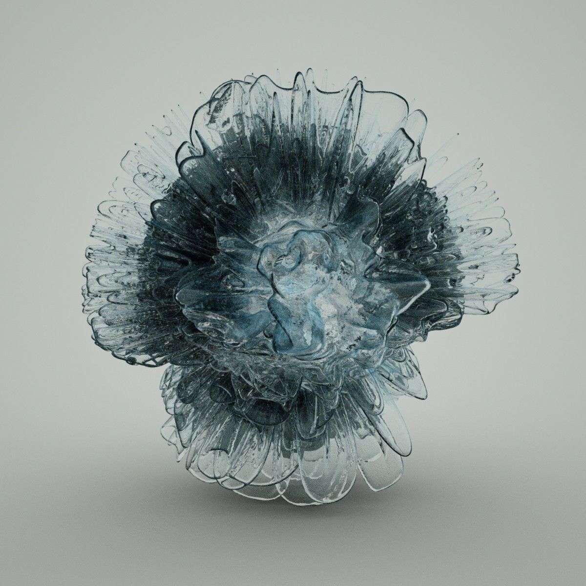 9 Spherical Harmonics Mathematical Sphere Fractals 3D model_7