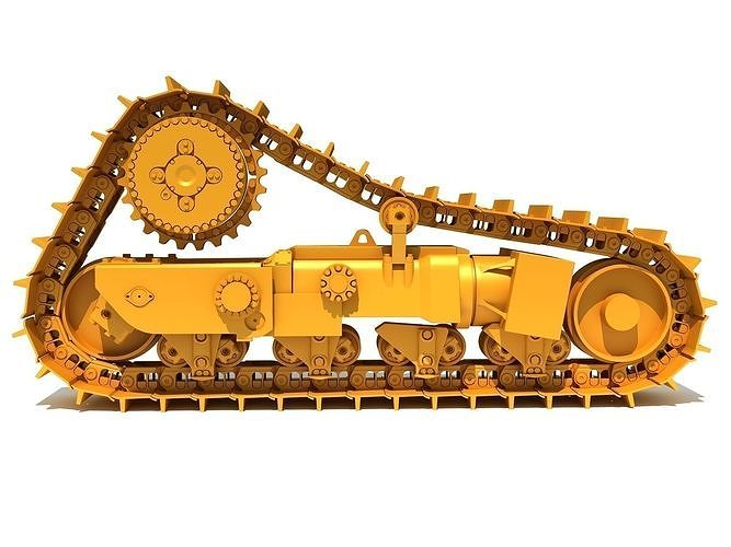 Excavator Tracks 3D model