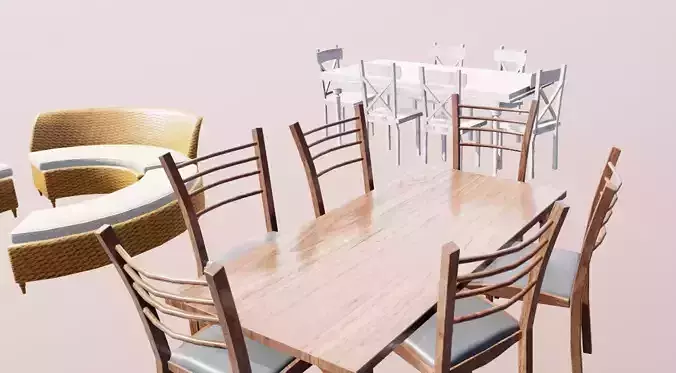 furniture set tables and chairs