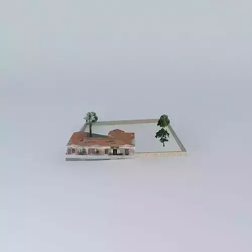Old Bank In KYPARISSIA Free 3D model
