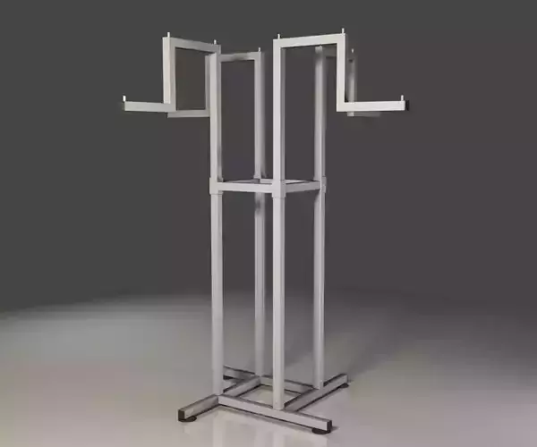 3D metal Clothes Hanger Stand