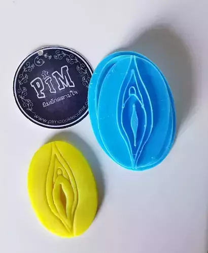 beautiful woman cookie cutter and stamp 