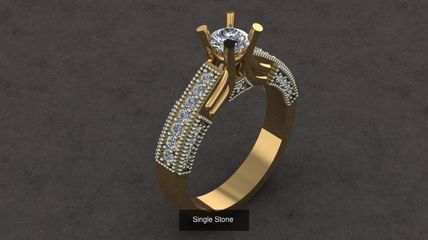  Fantasy Ring 3D Model Collection_12