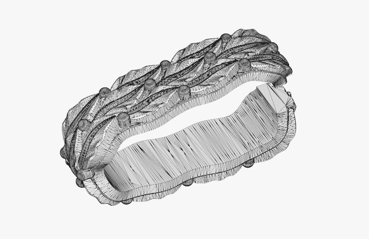 Chain link 147 3D print model_3