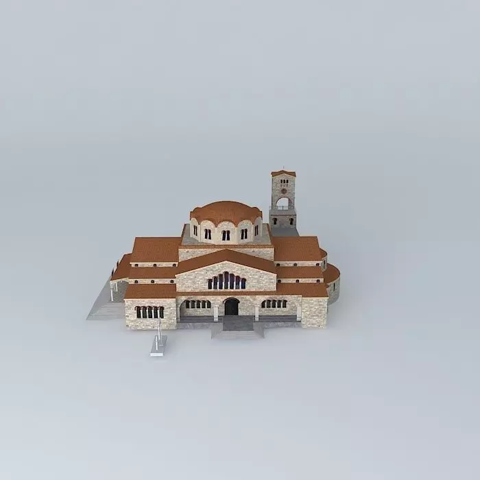 SAINT ATHANASIOS Free 3D model