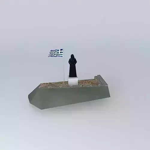 Eleni Ioannidou - The heroine Mother 40s Free 3D model