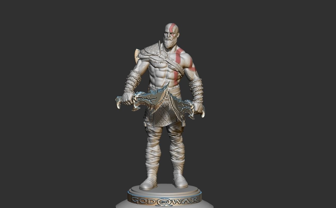 god of war 3D model 3D printable | CGTrader