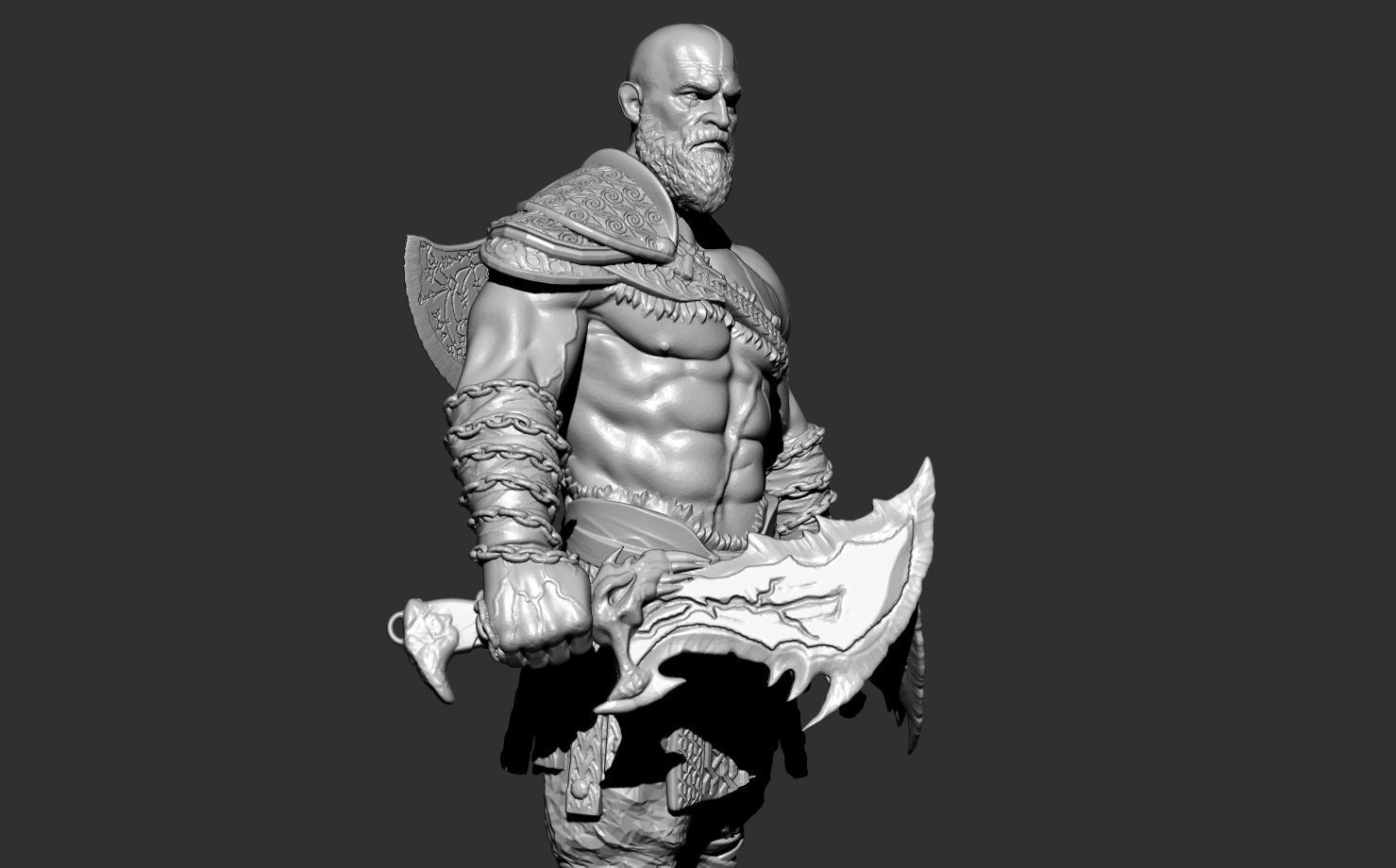 god of war 3D model 3D printable | CGTrader