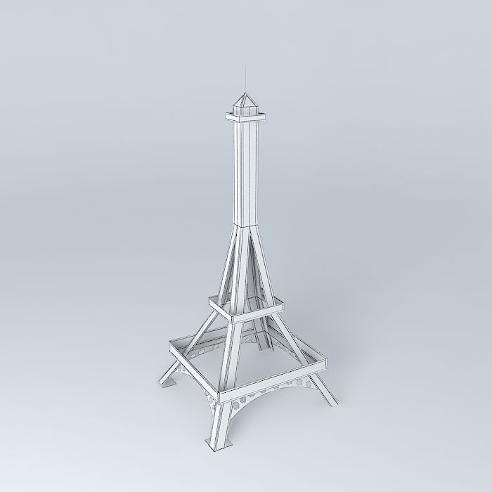 Eiffel Tower-FILIATRA Free 3D model_4