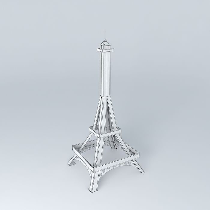 Eiffel Tower-FILIATRA Free 3D model_3