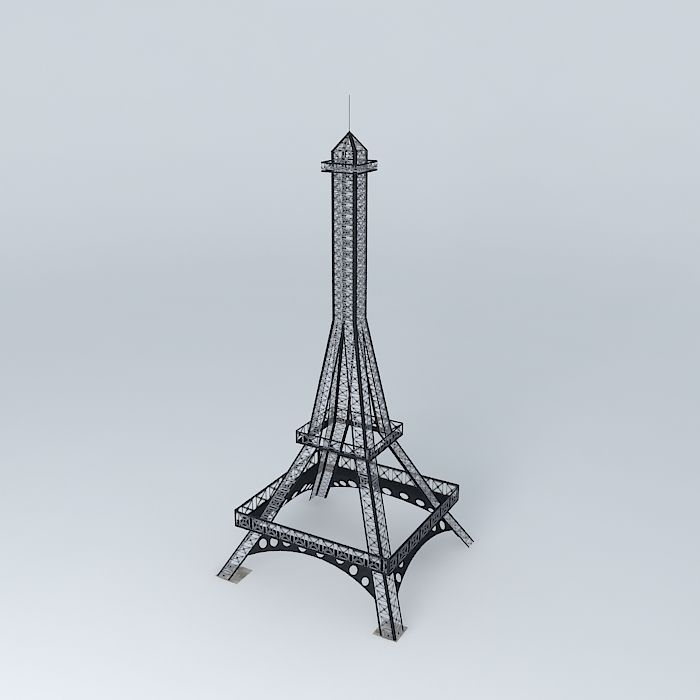 Eiffel Tower-FILIATRA Free 3D model_1