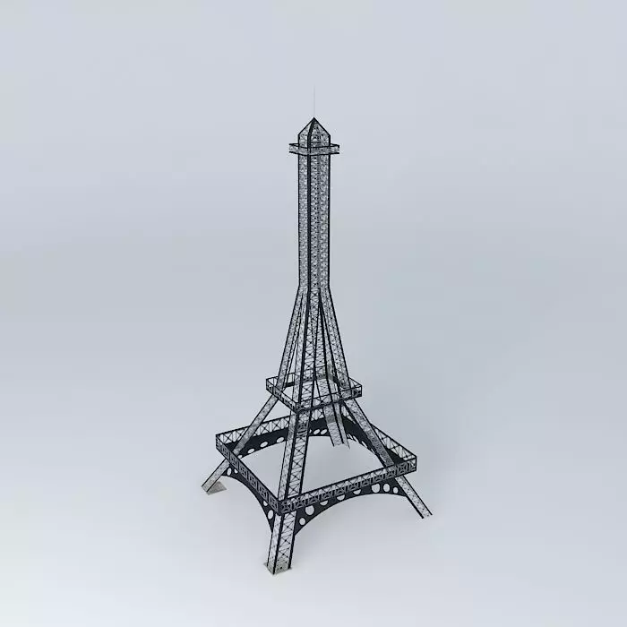 Eiffel Tower-FILIATRA Free 3D model_0