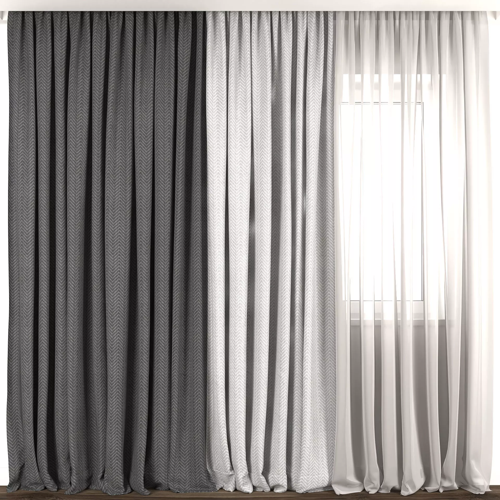 Curtain 55 3D model_0