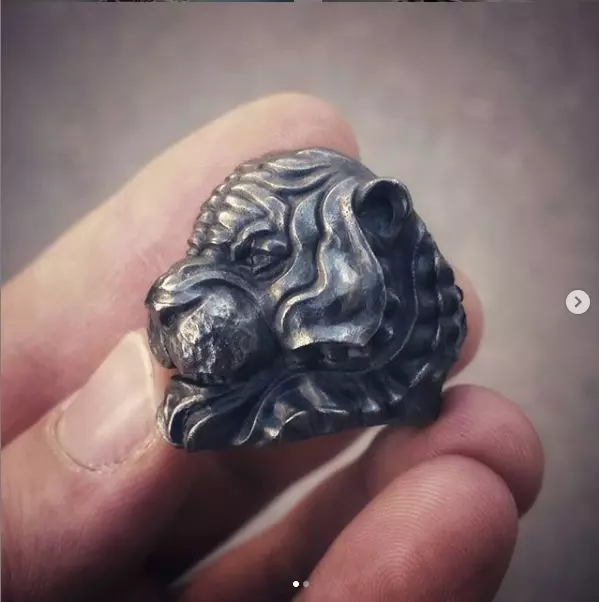 Tiger ring Animal STL 3d model for 3d printing 3D print model_0